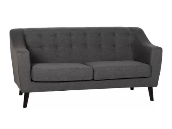 Image of Seconique Ashley Grey Fabric 3 Seater Sofa