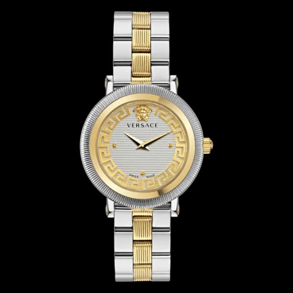 Image of Ladies Coin Edge Stainless Steel Watch VE7F00423