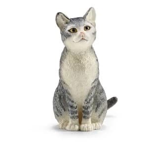 Image of SCHLEICH Farm World Cat Sitting Toy Figure