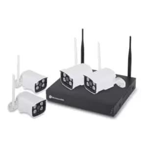 Image of ENER-J WiFi Nvr Kit(8Ch Wireless Nvr+4Pc Wireless Camera) 2.0Mp-1080P White