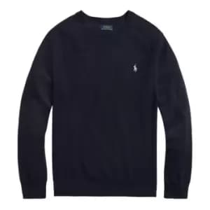 Image of Polo Ralph Lauren Polo Ralph Lauren Crew Neck Texture Knit Mens - Blue