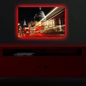 Image of 4570DACT-41 Multicolor Decorative LED Lighted Canvas Painting