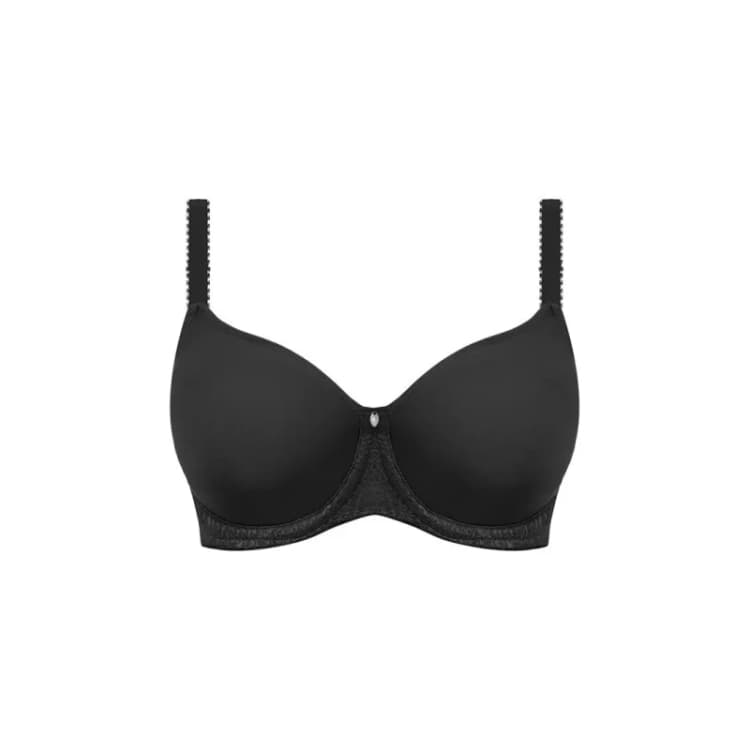 Image of Fantasie Womens underwired molded bra Fantasie Envisage Spacer Noir Female 80E