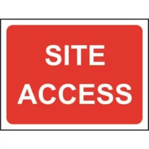 Image of 600 X 450MM Temporary Sign - Site Access