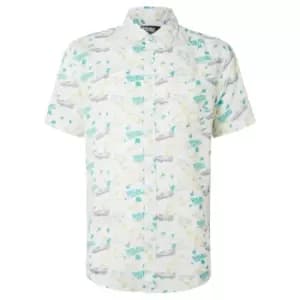 Image of Limited Edition Back to the Future Ditsy Print Shirt - Zavvi Exclusive - XXL