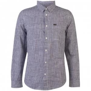 Image of Lee Jeans Lee Worker Check Shirt - Black & White