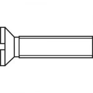 Image of Countersunk screws M2 6mm Slot NA
