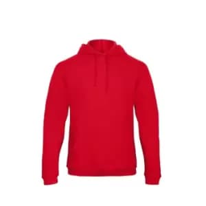 Image of B&C Adults Unisex ID. 203 50/50 Hooded Sweatshirt (2XL) (Red)