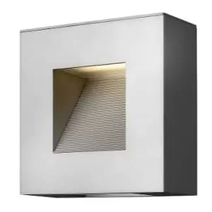 Image of Outdoor IP44 Twin Wall Light Sconce Titanium LED E14 7W Bulb Outside External