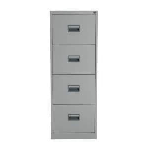 Image of Talos 4 Drawer Filing Cabinet Grey KF78772