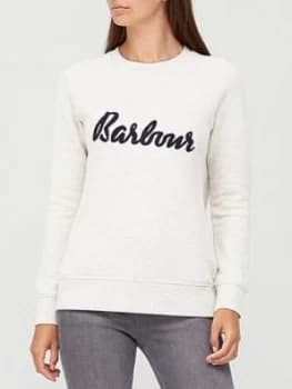 Image of Barbour Otterburn Overlayer Crew Sweat - Grey Marl