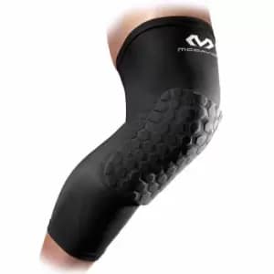 Image of Mcdavid Hexforce Leg Sleeves (Pair), Black, Unisex, Basketball Gear, 6446