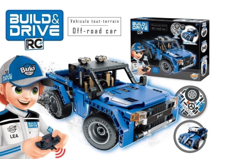 Image of Buki R/C 4x4 Car in Blue Size: 1 Pack Blue Unisex 1 Pack