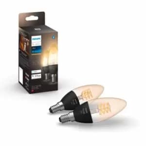 Image of Philips Hue W 4.5W Fil Candle E14 2P