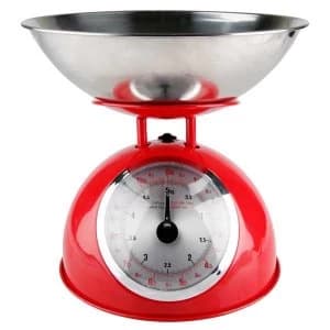 Image of Denby Red Mechanical Kitchen Scales