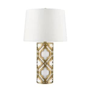 Image of 1 Light Table Lamp Gold, E27
