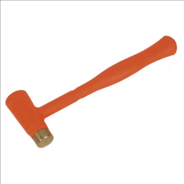 Image of Genuine SEALEY BFH24 Brass Faced Dead Blow Hammer 1.5lb