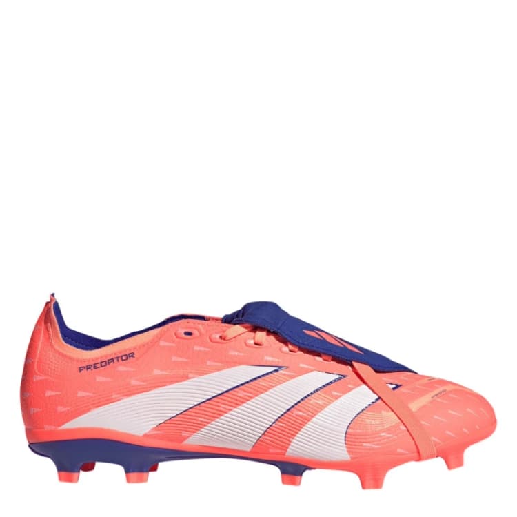 Image of adidas Predator League Fold-Over Tongue Firm Ground Football Boots Orange/White male 6 (39.3)