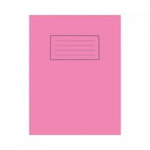 Image of Silvine 9x7 Exercise Book Plain Pink PK10