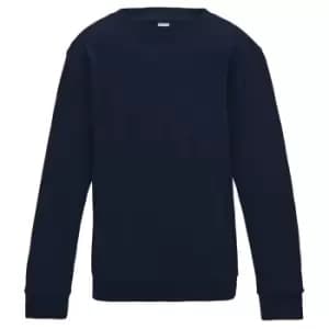 Image of AWDis Just Hoods Childrens/Kids Sweatshirt (1-2 Years) (Oxford Navy)