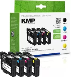 Image of KMP 1646,4005 ink cartridge 4 pc(s) Compatible High (XL) Yield...