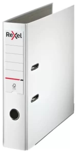 Image of Lever Arch File Polypropylene ECO A4 75mm White 2115717