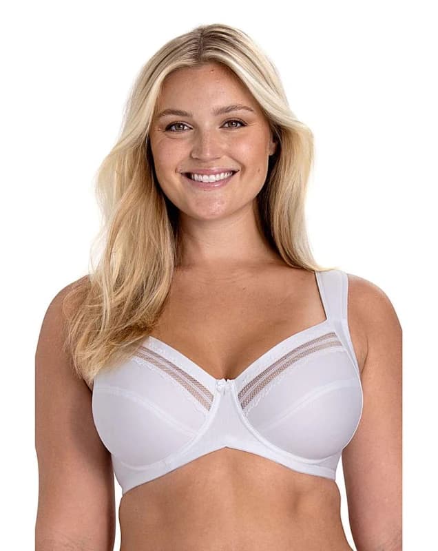 Image of Miss Mary of Sweden Miss Mary Essence Underwired Bra White - Miss Mary of Sweden - Size: 44DD White Female 44DD FE77027