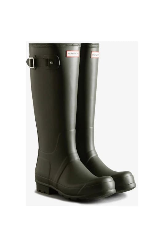 Image of Hunter Mens Original Tall Olive Green - UK 9 Green male SA0228DO9