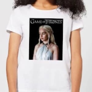 Image of Game of Thrones Daenerys Womens T-Shirt - White - 3XL