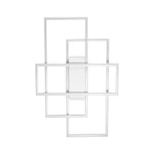 Image of Frame-1 Integrated LED Indoor 3 Lights Ceiling Lamp White 3000K