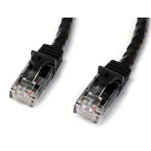 Image of StarTech.com 75ft Black Gigabit Snagless RJ45 UTP Cat6 Patch Cable
