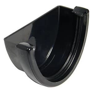 Image of FloPlast REH1B High Capacity High Gutter External Stopend - Black