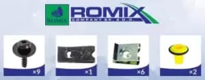 Image of ROMIX Inner Wing Panel inner 91009 FORD,FOCUS III Turnier,Focus II Schragheck (DA_, HCP, DP),Focus II Kombi (DA_, FFS, DS),FOCUS III