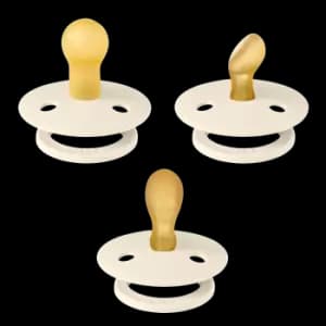 Image of BIBS Try-It Colour 3 Pack Size 1 Ivory 3 pcs