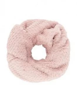 Image of Monsoon Girls Pink Gold Spot Fluffy Snood - Pink