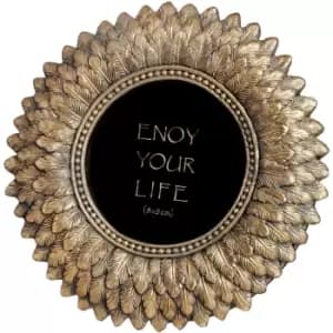 Image of Antique Gold Small Sun Burst Frame