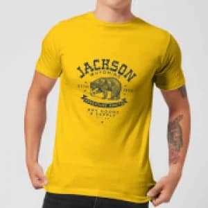 Image of Jackson Mens T-Shirt - Yellow - L - Yellow