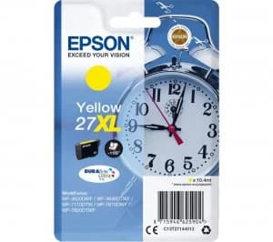 Image of Epson 27XL Alarm Clock Yellow Ink Cartridge