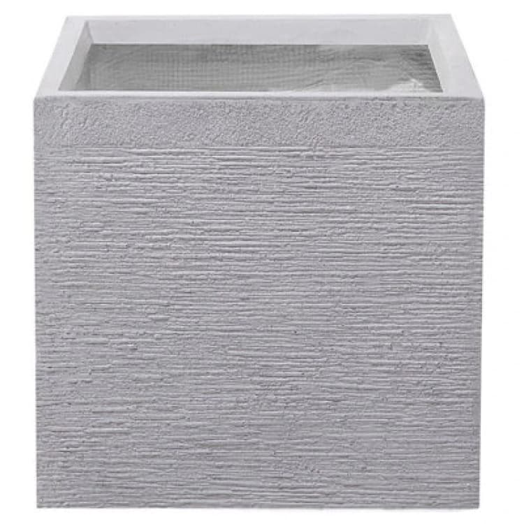 Image of Beliani Scandinavian Plant Pot Paros 40 Cm Grey