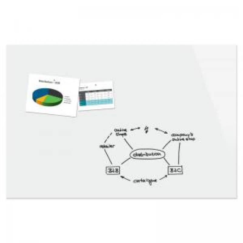 Image of Sigel Be!Board Magnetic Glass Drywipe Board Super White DD...