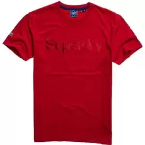 Image of Superdry Source Logo T-Shirt - Red