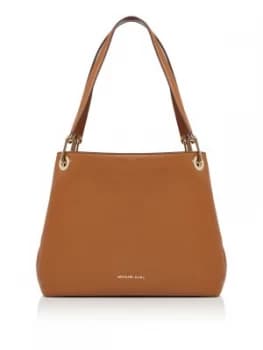 Image of Michael Kors Raven large shoulder tote bag Tan