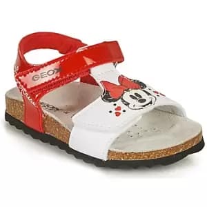Image of Geox SANDAL CHALKI GIRL Girls Childrens Sandals in Red toddler,4.5 toddler,5.5 toddler