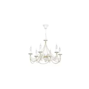 Image of Tori White Multi Arm Chandelier 5x E14