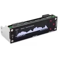 Image of Aqua Computer Aquaero 6 XT LCD Fan Controller - Black / Red