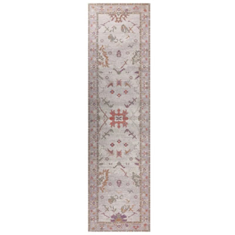 Image of Beliani Rug Yanoba Beige 80 X 300 Cm Cotton