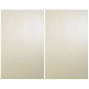 Image of Cooke Lewis Raffello High Gloss Cream Larder door W600mm Set of 2