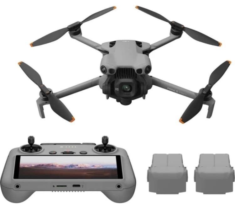 Image of DJI Mini 5 Pro Drone Fly More Combo with RC 2 Controller - Grey, Silver/Grey 6937224123212