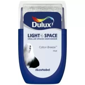 Image of Dulux Light & Space Cotton Breeze Matt Emulsion Paint 30ml