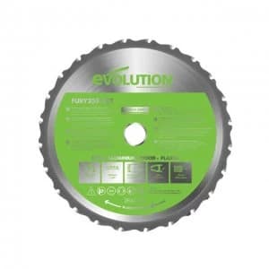 Image of Evolution FURYA Multi Purpose TCT Circular Saw Blade 255 x 25.4mm x 24T